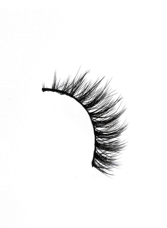 Amorus 3D Hand made Faux Mink Lashes #05 Black Nature fluffy light Reusable (12 pack) - Image 3