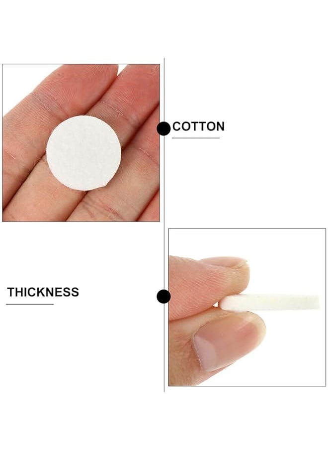 erorex - 100Pcs Diffuser Refill Pads Essential Oil Diffuser Pad Cotton Aromatherapy Replacement Pads For Diffuser Necklace Vent Clip White - Image 1
