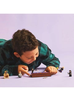 LEGO Harry Potter Hogwarts Castle: Dueling Club Playset with 4 Collectible Minifigures incl. Draco Malfoy & Severus Snape, Role Play Toy with Toppling Function for 8+ Year Old Boys & Girls 76441 (158 pieces)  - Image 3