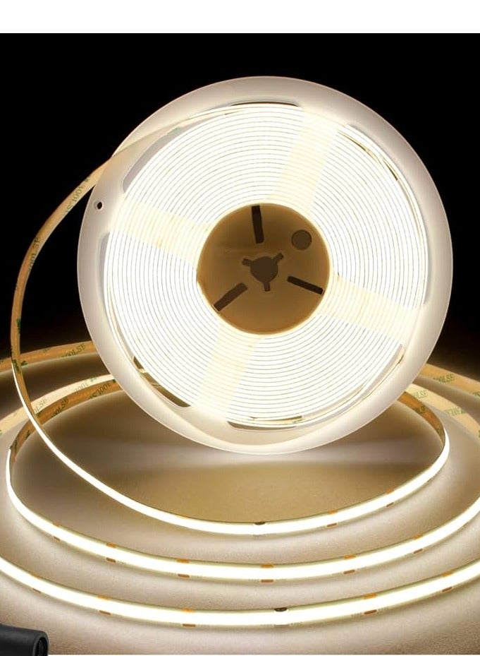 NERFA LED Flexible Light Strip 10M with 200W 24V Power Supply, Off-White 4000K - Image 1