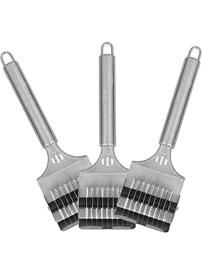 Stainless Steel Manual Pasta Maker Set 3PCS for Homemade Spaghetti Noodles - Image 1