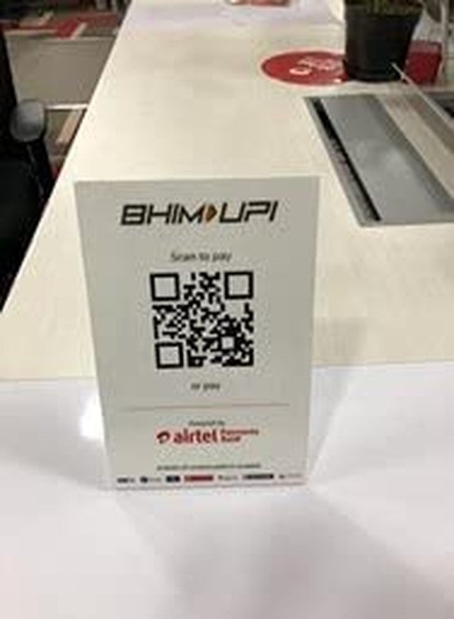 CPI Bar Code Standee, QR Code L Shape Display Stand Table Top Perfect for Restaurants, Promotions, Photo Frames (Pack of 2) - Image 5