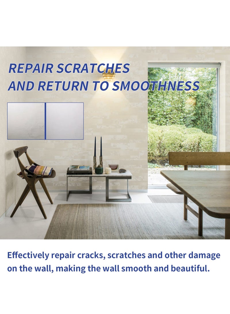 JUE-FISH Wall Repair Cream  Hole Finishing Putty, Wall Repair Paste, White Wall Filling Putty, Wall Repair Kit for Scratches, Cracks, Graffiti - Image 4