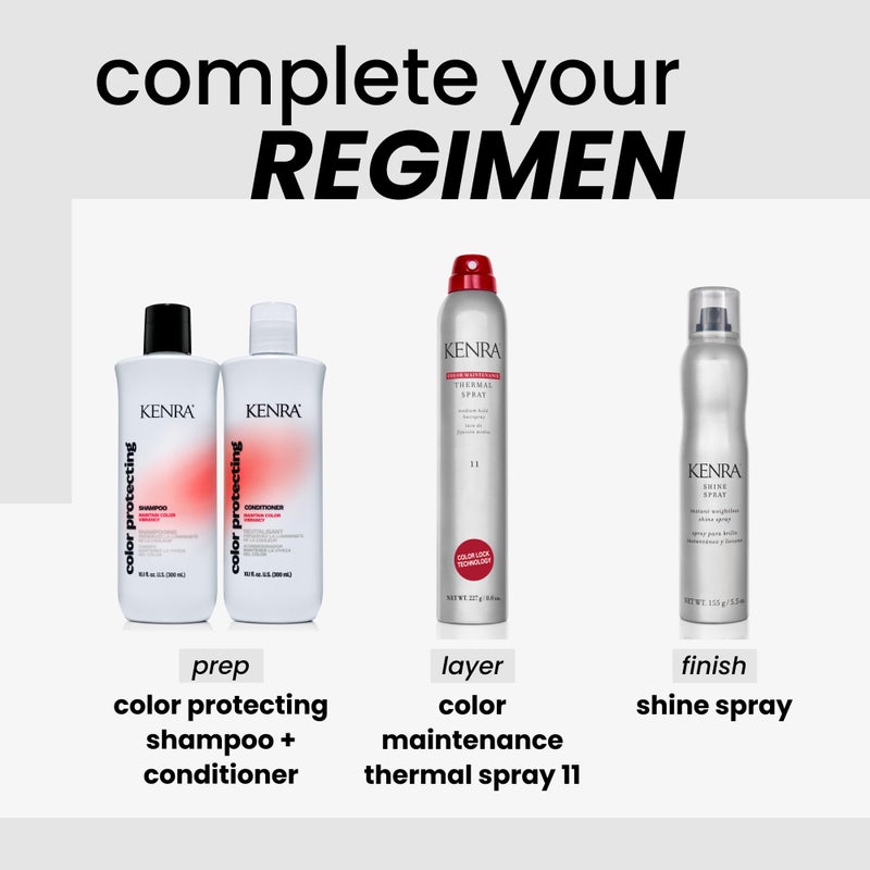 Kenra Professional Color Maintenance Thermal Spray 11 | Color Protection Hairspray | All Hair Types | 8 oz (2-Pack) - Image 5