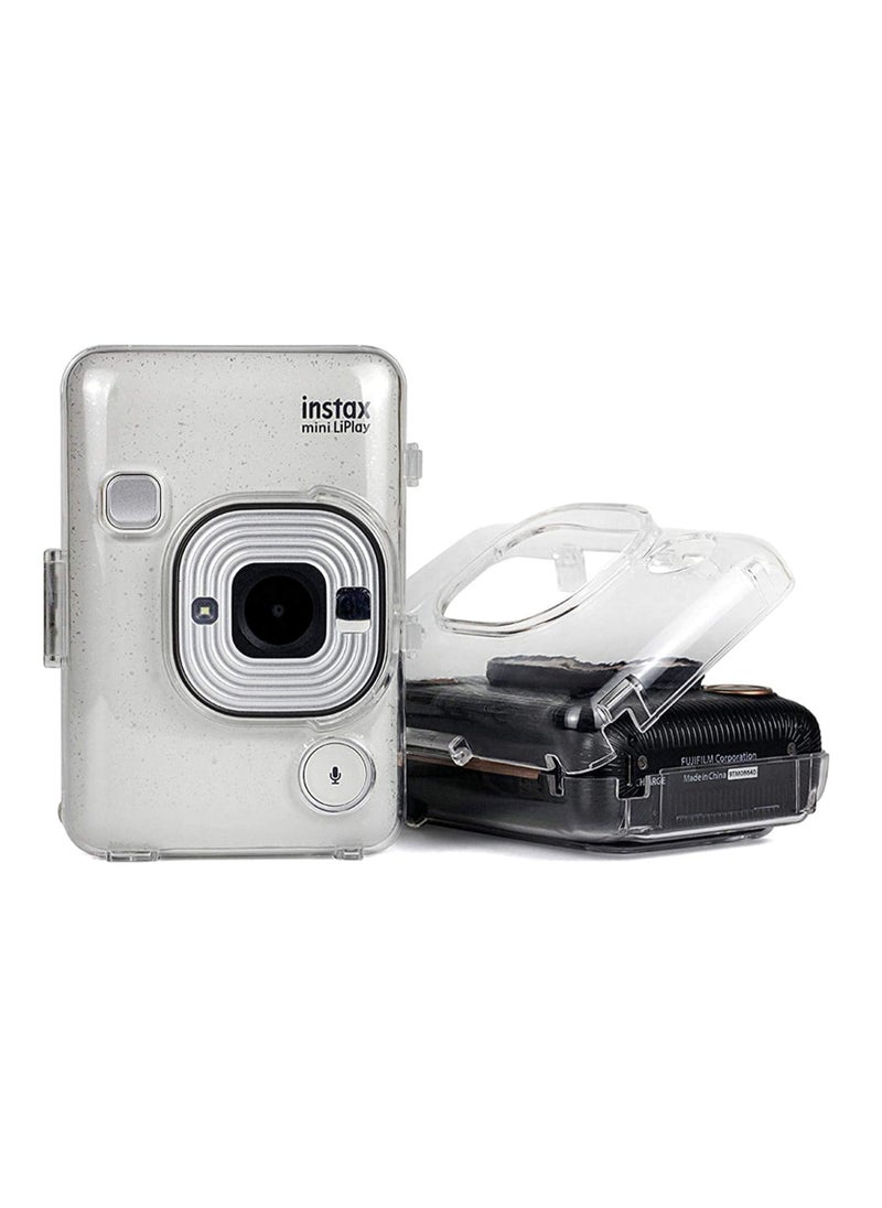 Generic - Transparent Hard Camera Case for Fujifilm Instax Mini Liplay Hybrid Instant Film Camera Cover with Reserved Precise design Button port Crystal Clear - Image 1