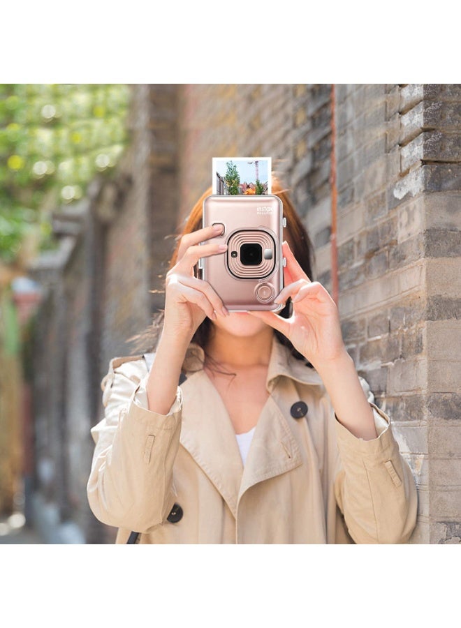 Transparent Hard Camera Case for Fujifilm Instax Mini Liplay Hybrid Instant Film Camera Cover with Reserved Precise design Button port Crystal Clear - Image 1