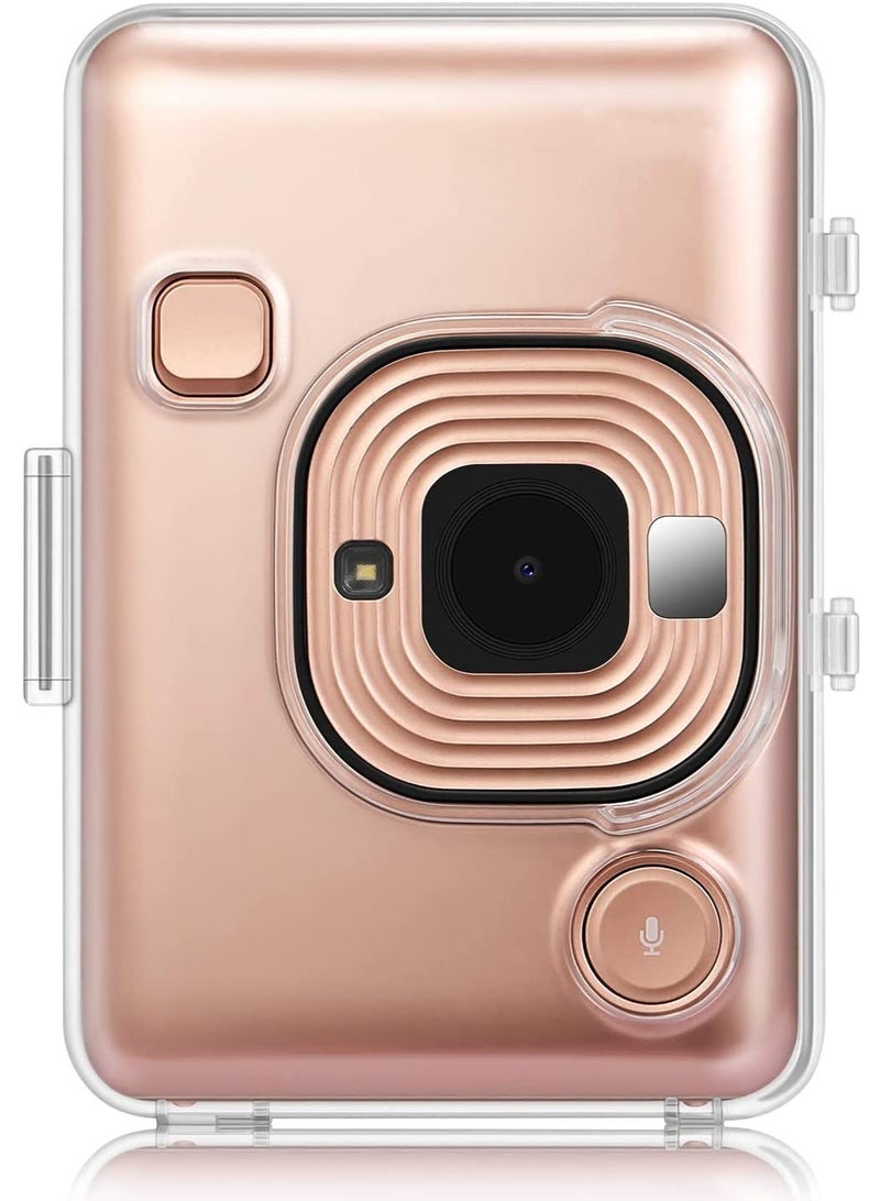 Transparent Hard Camera Case for Fujifilm Instax Mini Liplay Hybrid Instant Film Camera Cover with Reserved Precise design Button port Crystal Clear - Image 4