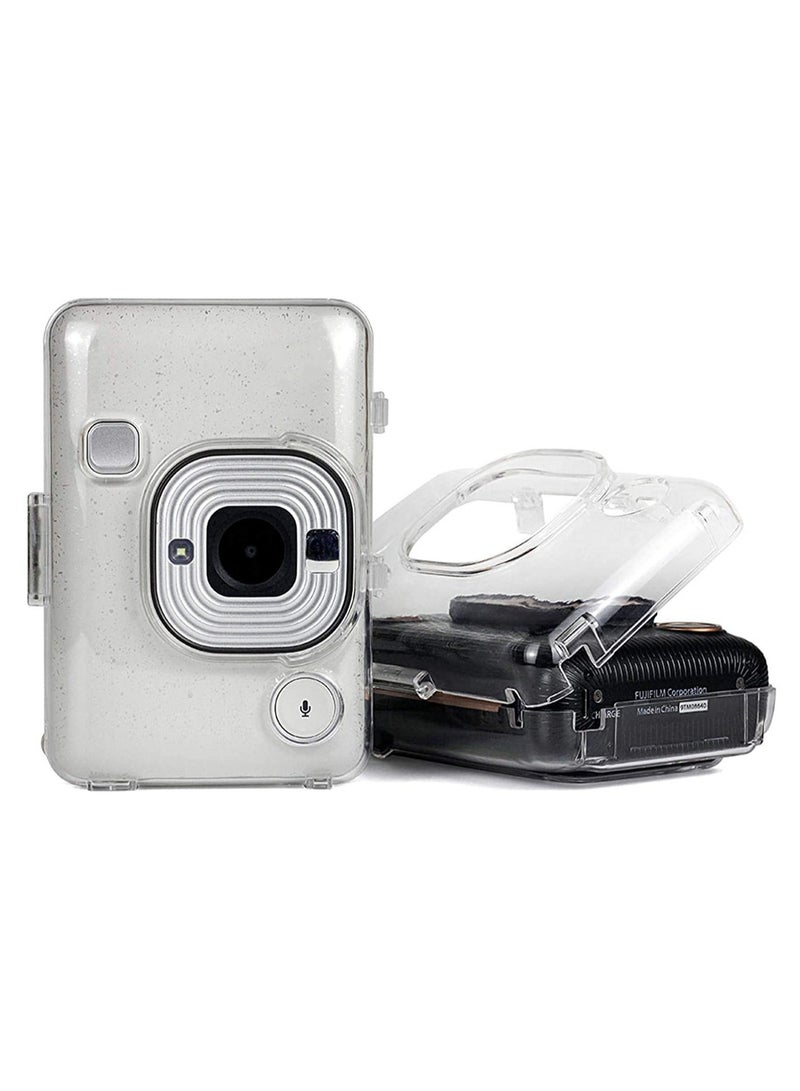 Transparent Hard Camera Case for Fujifilm Instax Mini Liplay Hybrid Instant Film Camera Cover with Reserved Precise design Button port Crystal Clear - Image 3