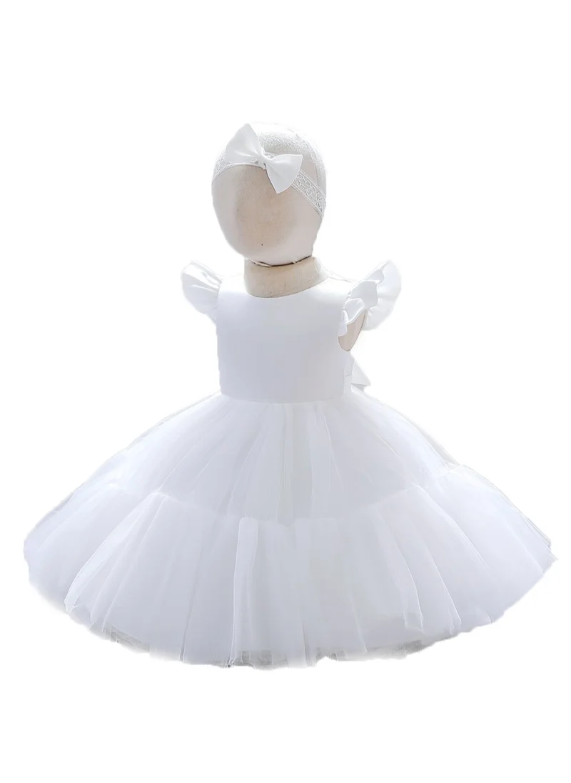 D'Daniela Party Dresses for Baby - White