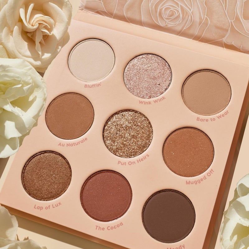 ColourPop باليت ظلال العيون Nude Mood من ColourPop - باليت بني ونحاسي مع لمسات معدنية ومطفية - مكياج عالي الصبغة مع تركيبة تدوم طويلاً (0.3 أونصة) - Image 5