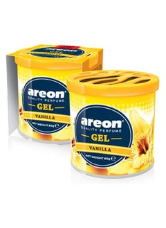 Areon Gel Can Car Scent, Vanilla, Pack Of 1 
