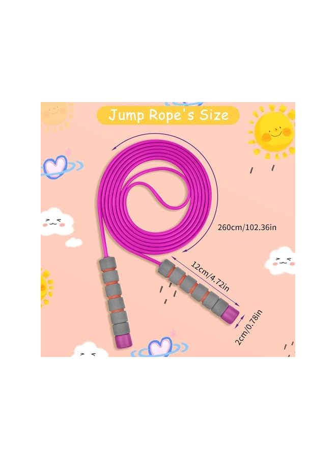 PROMASS Jump Rope, Jump Rope Kids, Jump Rope For Kids, Pvc Material Anti Entanglement Soft And Non Slip Practical Adjustable Tool, Suitable For School Sports Or Home Exercise - Image 2