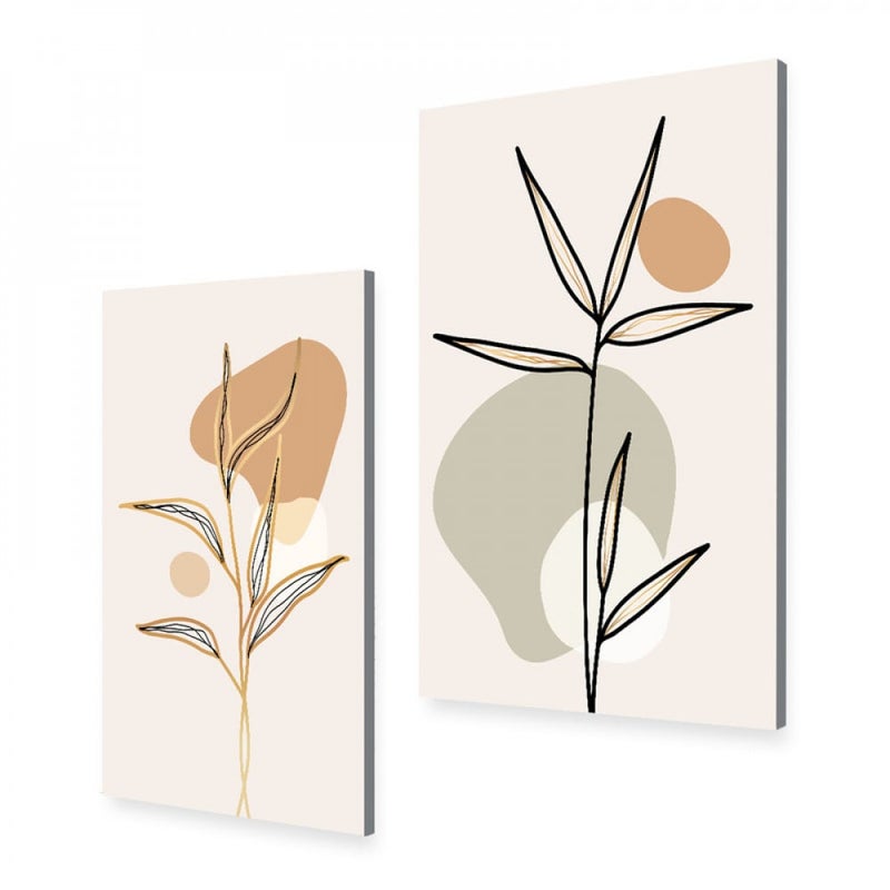 ماركتنا لوحة قماشية ثنائية بتصميم مودرن - Image 2