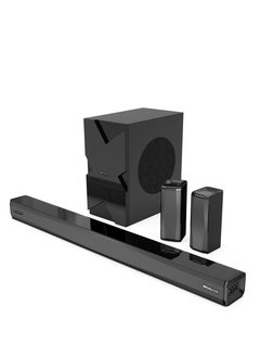 Powerology Wireless Home Theater Sound Bar 5.1 Immersive Audio 5.1CH Dolby Audio, 735W Audio Max Power (P.M.P.O), 6.5" Powerful Woofer, Cinema Quality, Bluetooth 5.0, LED Display - Black  - Image 1