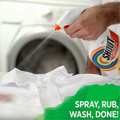 Shout Active Enzyme Laundry Stain Remover Spray for Clothes, Triple-Acting Formula Clings, Penetrates, and Lifts Tough & Everyday Stains - Prewash Refill 60oz (1.7L) - Image 5