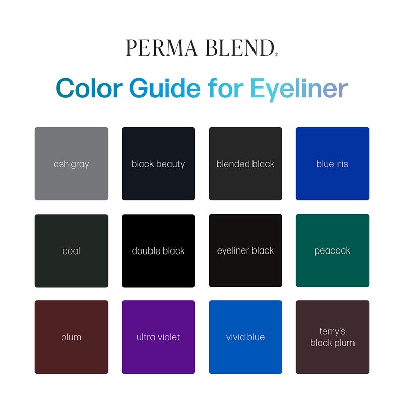 Perma Blend - Double Black - Microblading Ink for Permanent Eyeliner - Professional Tattoo Ink - Dark Carbon Based Black Tattoo Ink Makeup - Vegan (0.5 oz) - Image 5