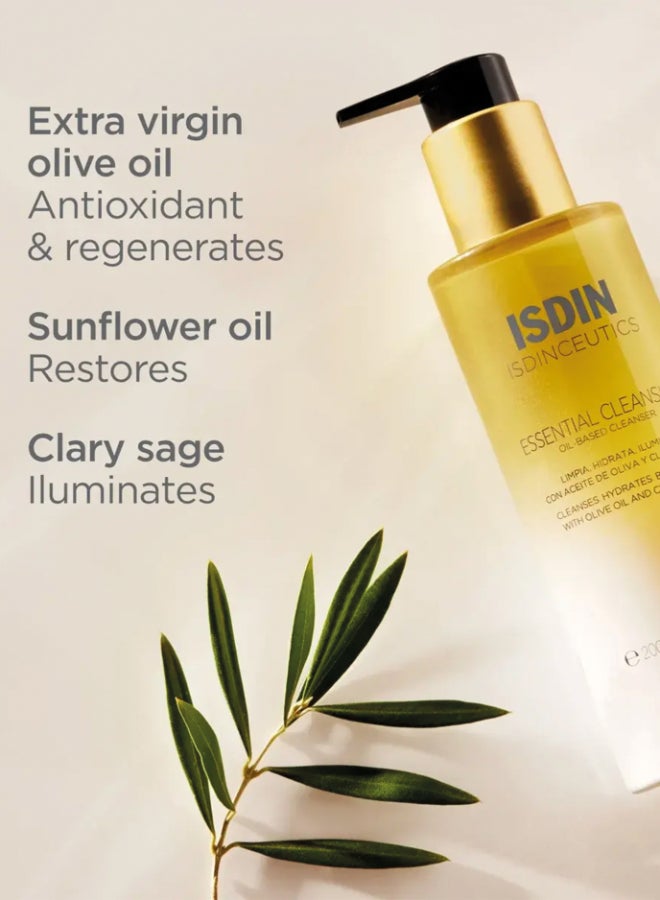 Isdinceutics Essential Cleansing [200Ml] – Deeply Nourishing Oil-To-Milk Facial Cleanser That Removes Waterproof Makeup And Sunscreen - Image 2