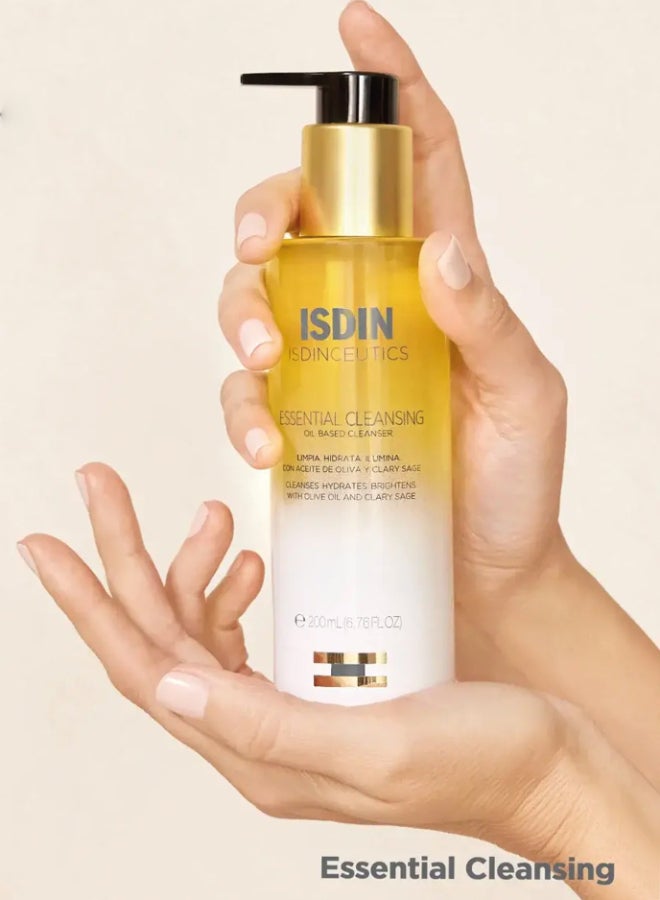 Isdinceutics Essential Cleansing [200Ml] – Deeply Nourishing Oil-To-Milk Facial Cleanser That Removes Waterproof Makeup And Sunscreen - Image 4