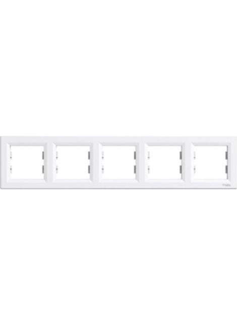 Schneider Electric Schneider Asfora White Five Frame EPH5800521  - Image 1