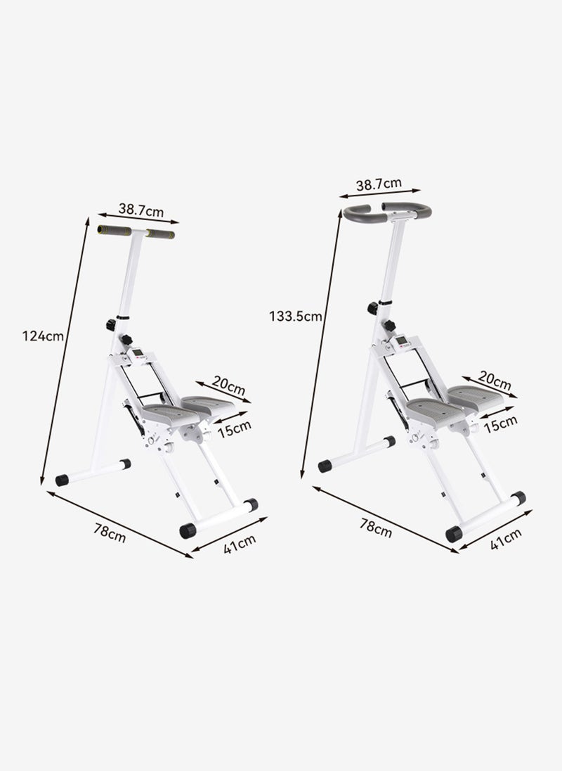 ETG - Indoor Multifunctional Stair Climbing Machine, Foldable, 3-Speed Adjustable Pedal, Load-Bearing Capacity 150kg , with Electronic Instrument - Image 1