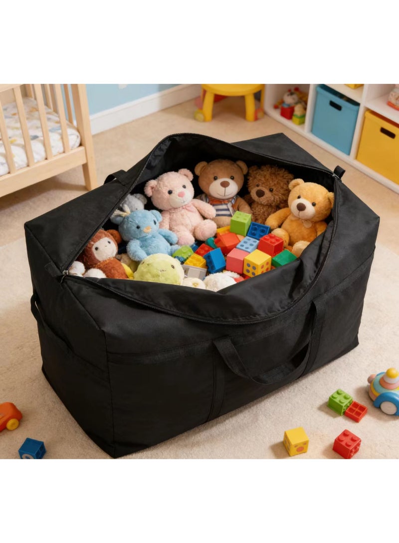 180L Large Capacity Oxford Cloth Storage Bag, Foldable Moving Luggage Packing Storage Bag, Car Trunk Organizer Bag, Space-Saving Super Large Storage Organizer - Image 5