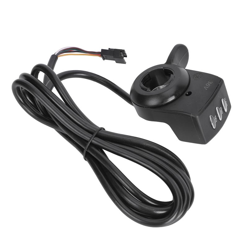 36V Thumb Throttle: High-Quality Plastic, Lightweight Design - Easy To Install Electric Bike Throttle for Electric Bicycles and Electric Scooters - Image 3