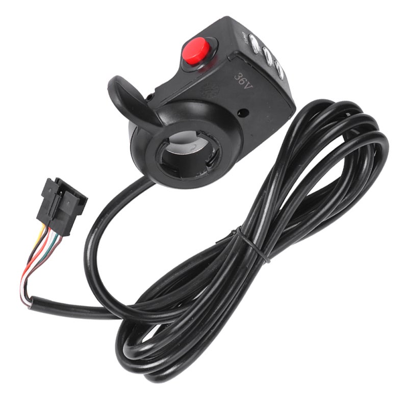 36V Thumb Throttle: High-Quality Plastic, Lightweight Design - Easy To Install Electric Bike Throttle for Electric Bicycles and Electric Scooters - Image 2