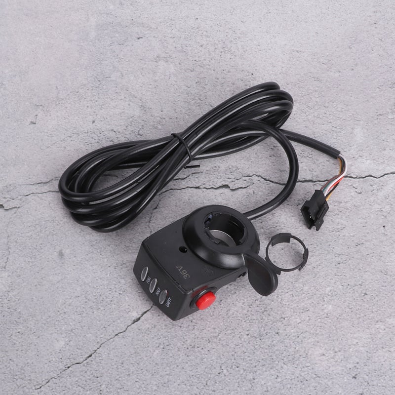 36V Thumb Throttle: High-Quality Plastic, Lightweight Design - Easy To Install Electric Bike Throttle for Electric Bicycles and Electric Scooters - Image 5