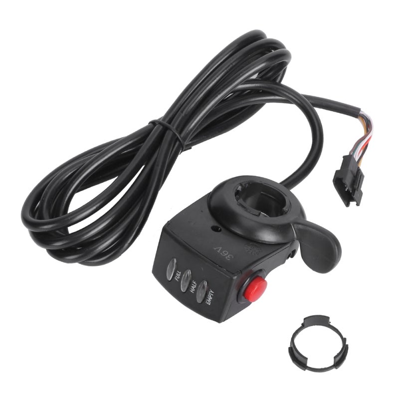 36V Thumb Throttle: High-Quality Plastic, Lightweight Design - Easy To Install Electric Bike Throttle for Electric Bicycles and Electric Scooters - Image 1