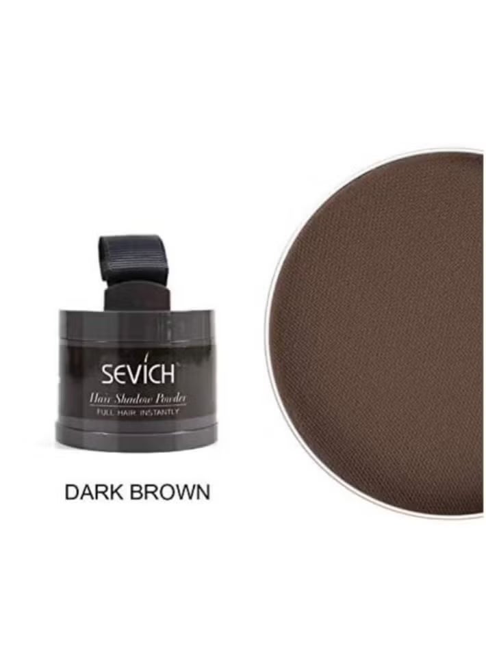 سيفيتش Instantly Hairline Shadow Hairline Powder غطاء سريع غطاء جذر الشعر الحواجب واللحية خط جذر الشعر لمس حتى لخفض خط الشعر مقاوم للرياح والعرق (بني داكن) - Image 2