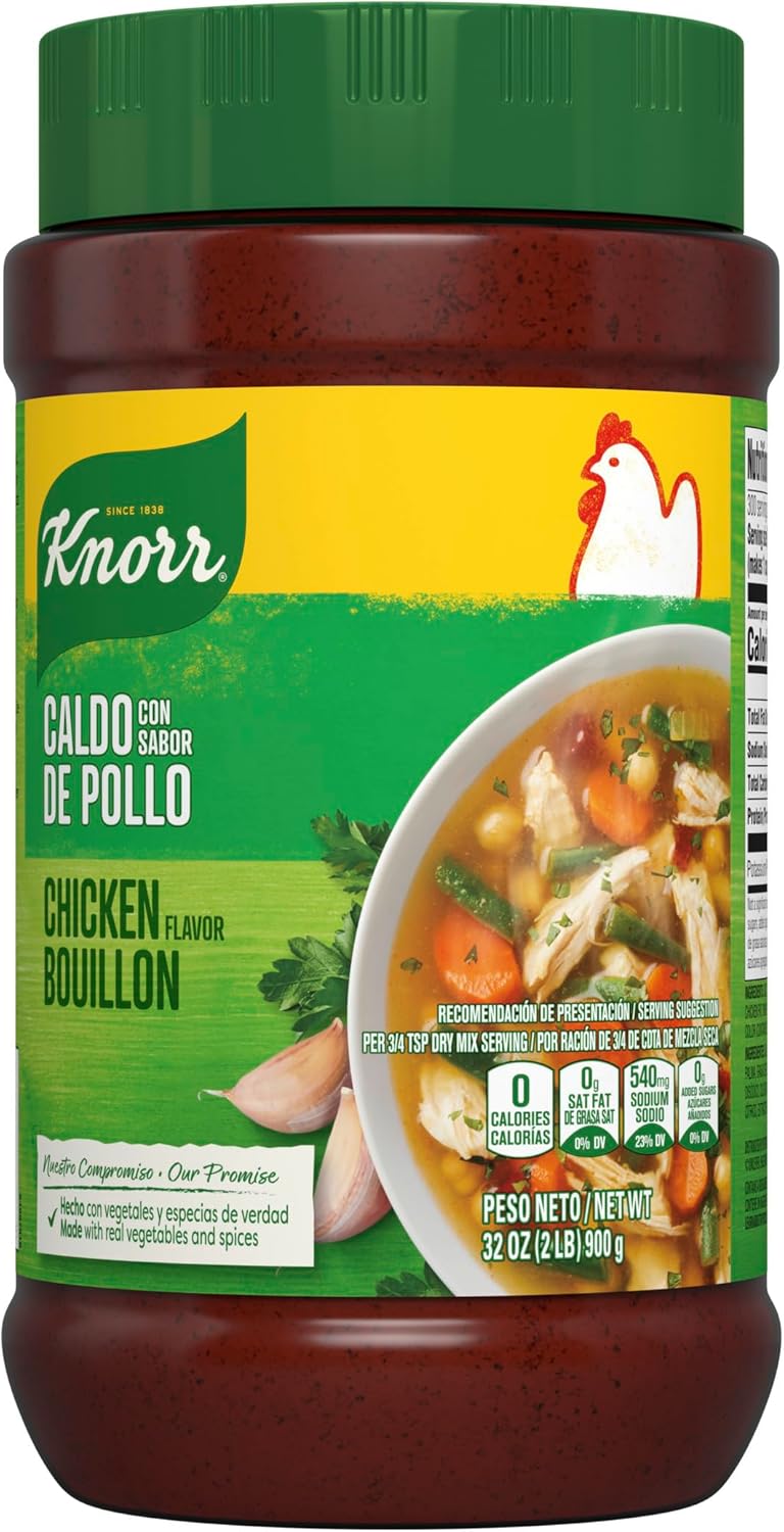 Knorr مرقة دجاج كنور المجففة - 3 عبوات، 2 رطل لكل منها، خالية من الدهون والكوليسترول - Image 4