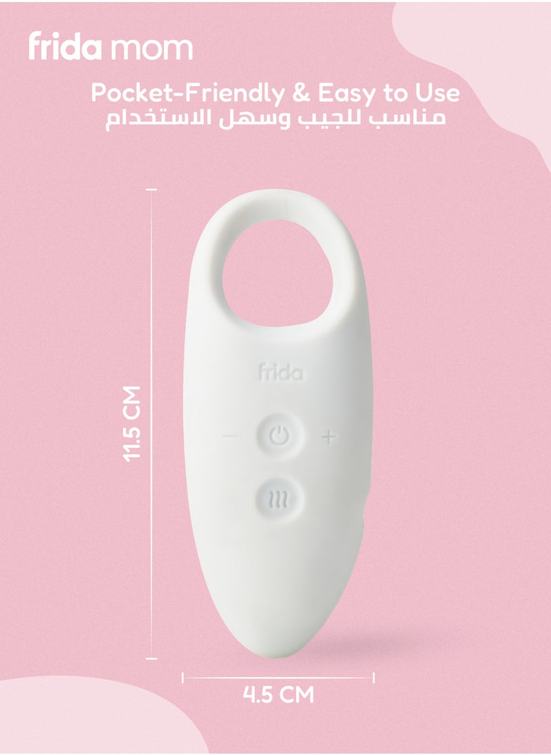 جهاز تدليك الرضاعة في مع حرارة - أداة العناية بالثدي لتحسين تدفق الحليب، منع الانسداد، قابلة للشحن، مقاومة للماء