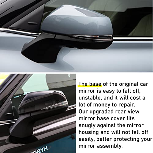 Jaronx Compatible with Toyota Highlander Side Mirror Triangle Base Cover 2020-2024, for Highlander Rearview Mirror Triangle Base Covers Trim (Left Side) - Image 4