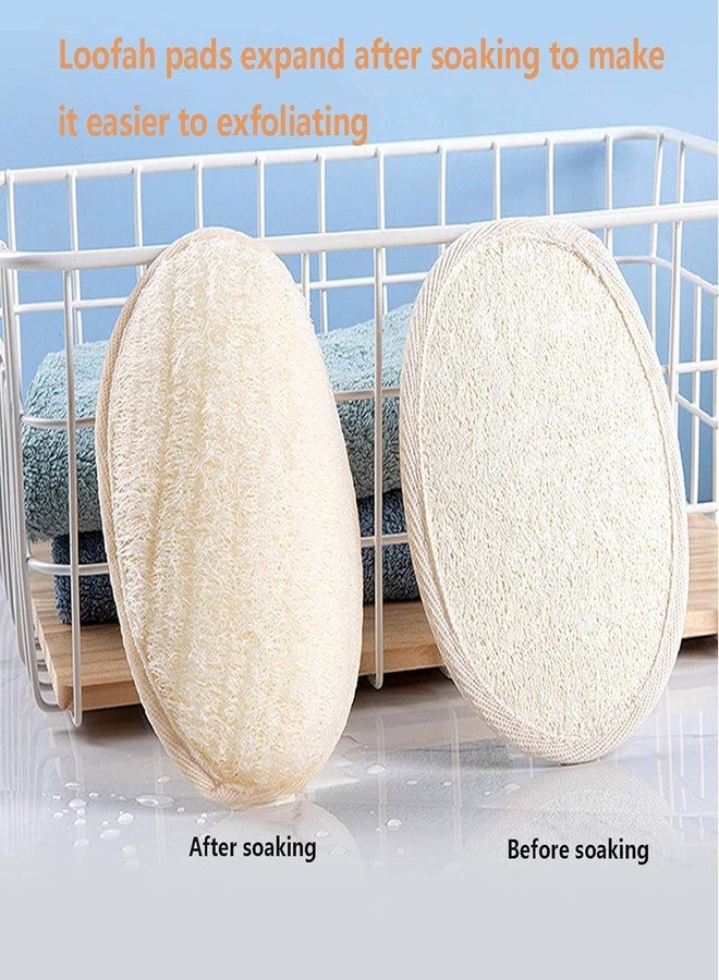Much Hotter Exfoliating Loofah Sponge Body Scrubber,2 Pcs Natural Loofah Shower,Natural Loofah Sponges,Shower Body Exfoliator Scrubbing Pads,Loofah Back Brush, for Women and Men,Shower - Image 5