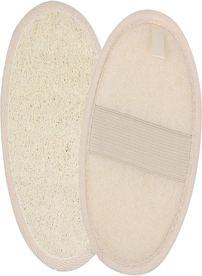 Much Hotter Exfoliating Loofah Sponge Body Scrubber,2 Pcs Natural Loofah Shower,Natural Loofah Sponges,Shower Body Exfoliator Scrubbing Pads,Loofah Back Brush, for Women and Men,Shower - Image 1