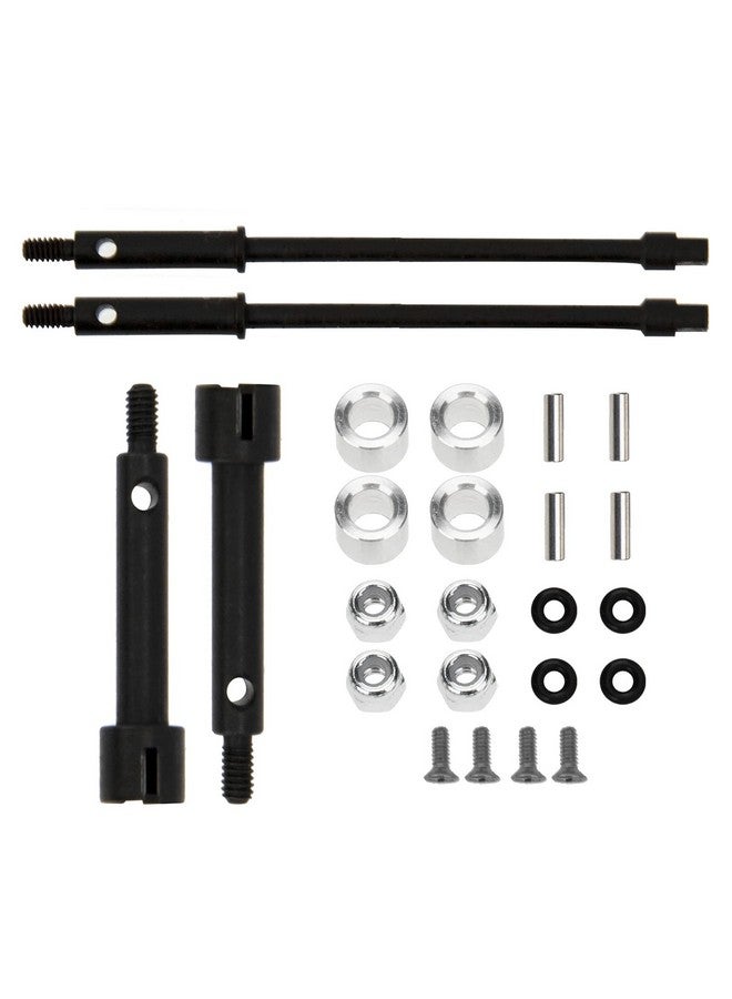 Vgoohobby Rc 4Mm Widen Wheel Axle Cvd Front Rear Joint Drive Shaft Upgrade Parts Compatible With Axial Scx24 90081 1/24 Rc Crawler - Image 1