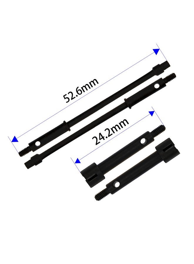 Vgoohobby Rc 4Mm Widen Wheel Axle Cvd Front Rear Joint Drive Shaft Upgrade Parts Compatible With Axial Scx24 90081 1/24 Rc Crawler - Image 5