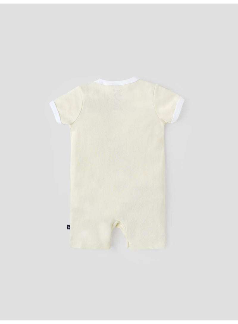 Popees Half Sleeve Romper for Baby Boys 0–6 Months | Soft Cotton Infant Romper | Newborn Daily Wear Playsuit | Comfortable Toddler Outfit for Sleepwear & Casual Wear - Image 2