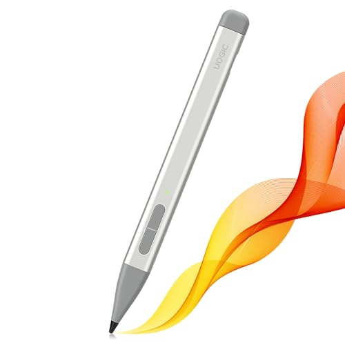 Uogic Slim Pen 2 for Surface, with 4096 Pressure, Erase & Right-Click, Palm Rejection for Surface Pro (4th/5th/6th/7th/7+/8th/9th/10th Gen), Surface Duo (1st/2nd Gen), Surface Book (1st/2nd/3rd Gen) - Image 1