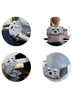 breathe Water Bottle with Cat Design, Triple with Velvet Cloth Cover and Waist Belt for Heat and Cold Therapy to Relieve Back Pain  - Image 4