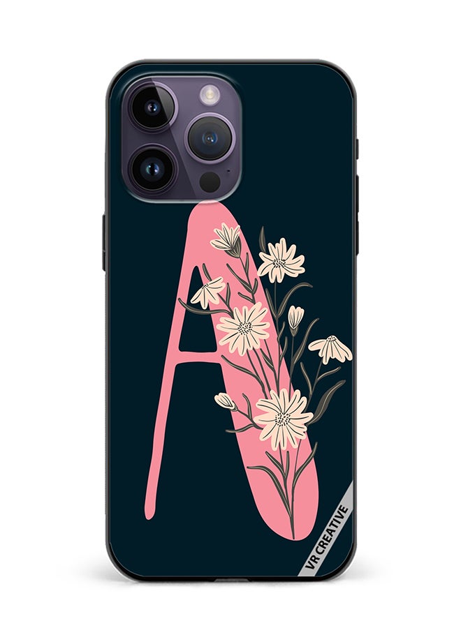 VR CREATIVE Protective Case Cover For Apple iPhone 16 Pro Max Alphabet A Design Multicolour