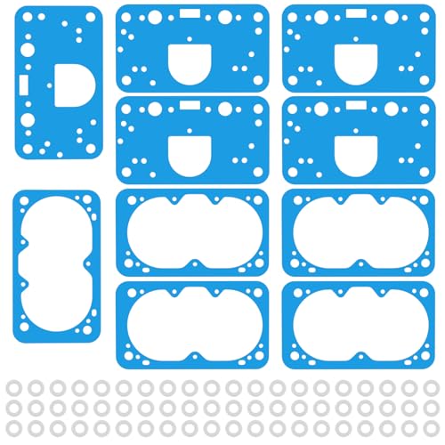 RO6G 4150 Carburetor Gasket Kit for Holley Carburetor Gaskets 82000QFT 82000 M2300 Fits Holley Carburetor Fuel Bowl Gasket Kit - Image 1