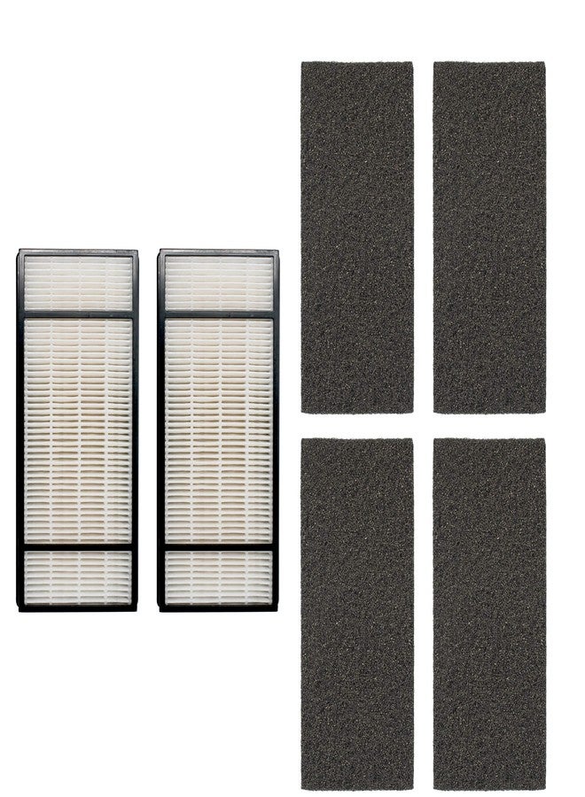 Fette Filter - Air Purifier Filter and Pre-Filter Compatible with Honeywell True HEPA Filter H HRF-H1, HRF-H2 & Filter B HRF-B1, HRF-B2 -(2 HEPA and 4 Pre-Filters) - Image 1