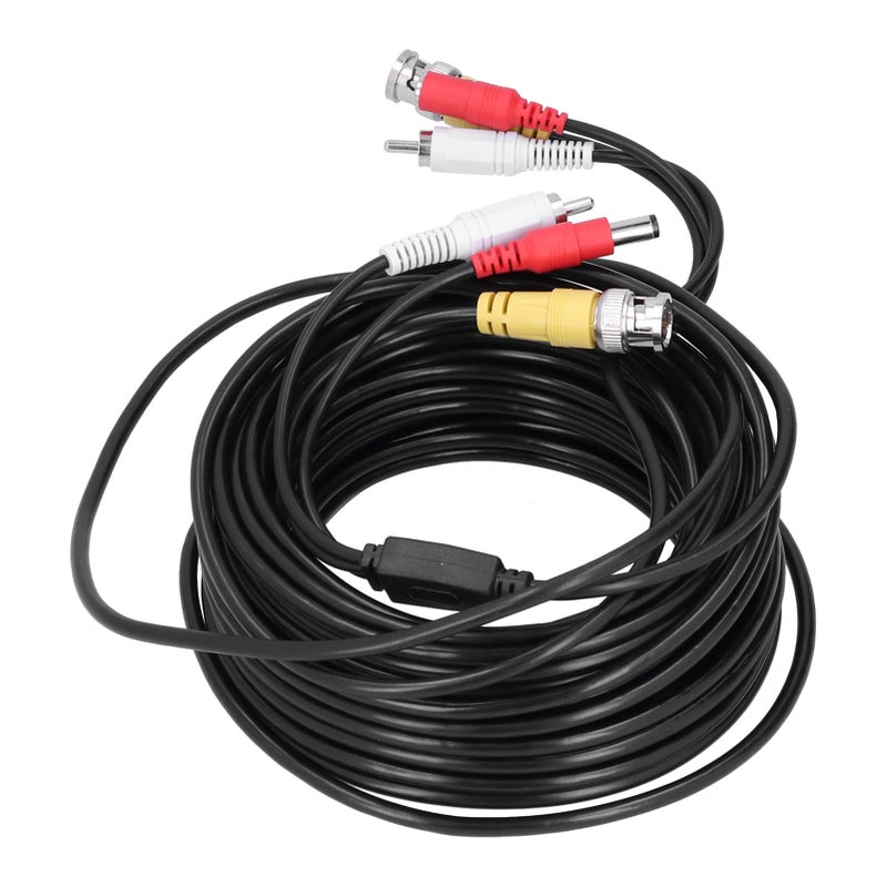 Portable CCTV Cable 3-In 1 Video Audio Power Cord BNC+RCA+DC Connector for DVR Surveillance System(30m 98.4ft ) - Image 5