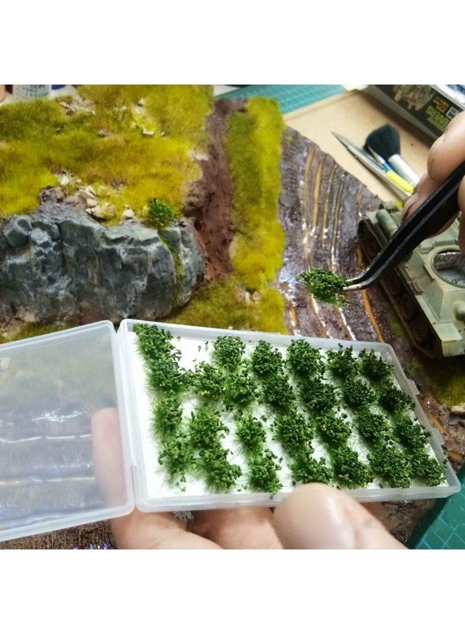 وورم تري مجموعة نماذج تضاريس من 28 قطعة من شجيرات الأراضي المنخفضة الخضراء، نموذج مشهد ثابت، نموذج مصغر DIY لمناظر القطارات والسكك الحديدية والرمل والتخطيط العسكري ونموذج الحرب والتضاريس للألعاب - Image 5