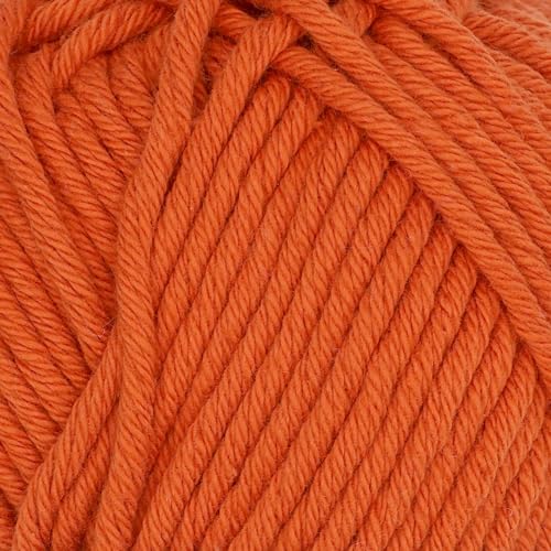 BambooMN JubileeYarn Lacery Yarn - 100g/Skein Chunky Cotton - Burnt Orange - 2 Skeins - Image 2