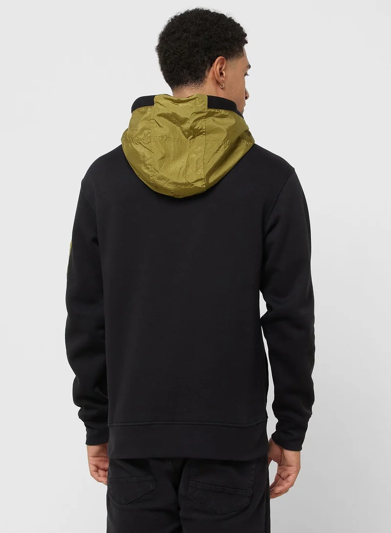 JACK & JONES Color Block Hoodie