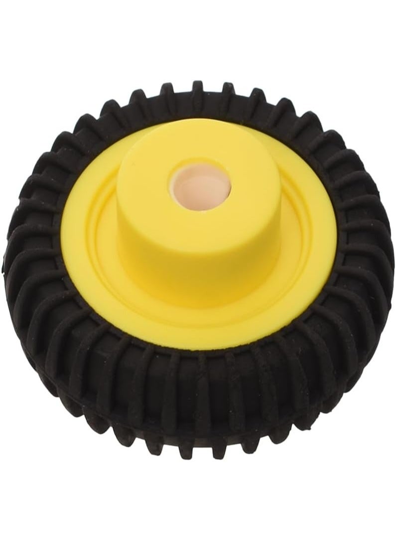 M&G Tire-Shaped 2-in-1 Pencil Sharpener and Eraser APS912A0 Black and Yellow - Image 3