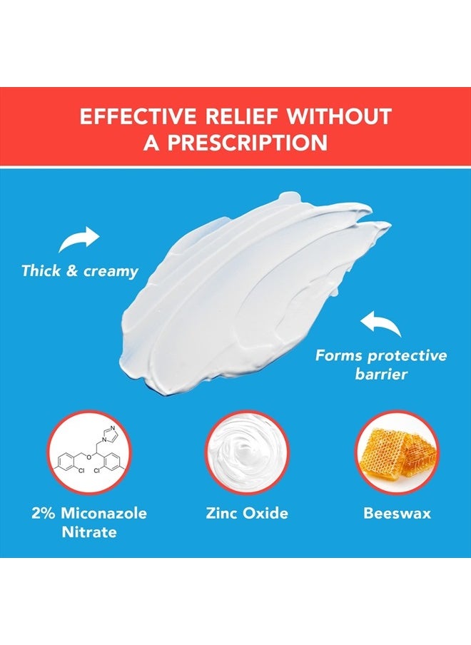 Triple Paste - AF Anti Fungal Ointment for Skin Treats Most Jock Itch, Athletes Foot and Ringworm - 2% Miconazole Antifungal Cream - 2 Oz Tube (Packaging May Vary) - Image 1