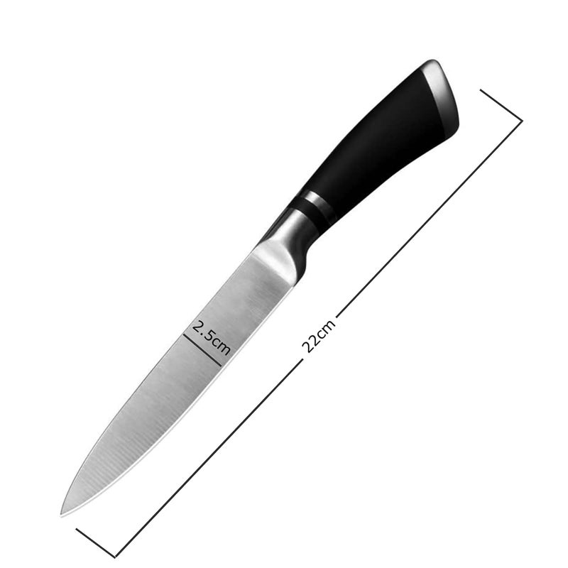 Leeonz Utility Paring Kitchen Knife Stainless Steel Blade Kitchen Knife High Stainless Steel Knife Fruit and Vegetable Cutting Chopping Carving Knife 1PCS - Image 2